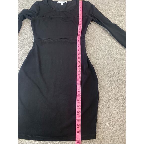 Elizabeth & James Millie Dress Bodycon Long Sleeve Black Size 2 - Picture 12 of 13